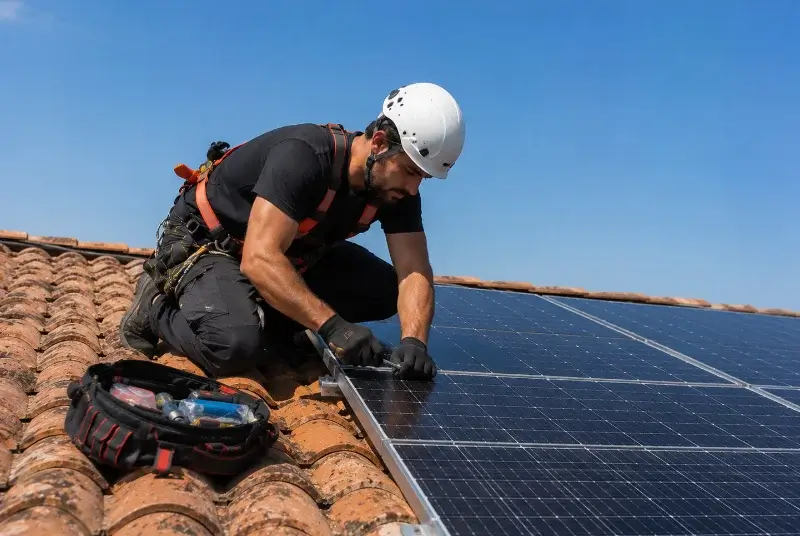 Maintenance et monitoring de panneaux solaires à Deyme